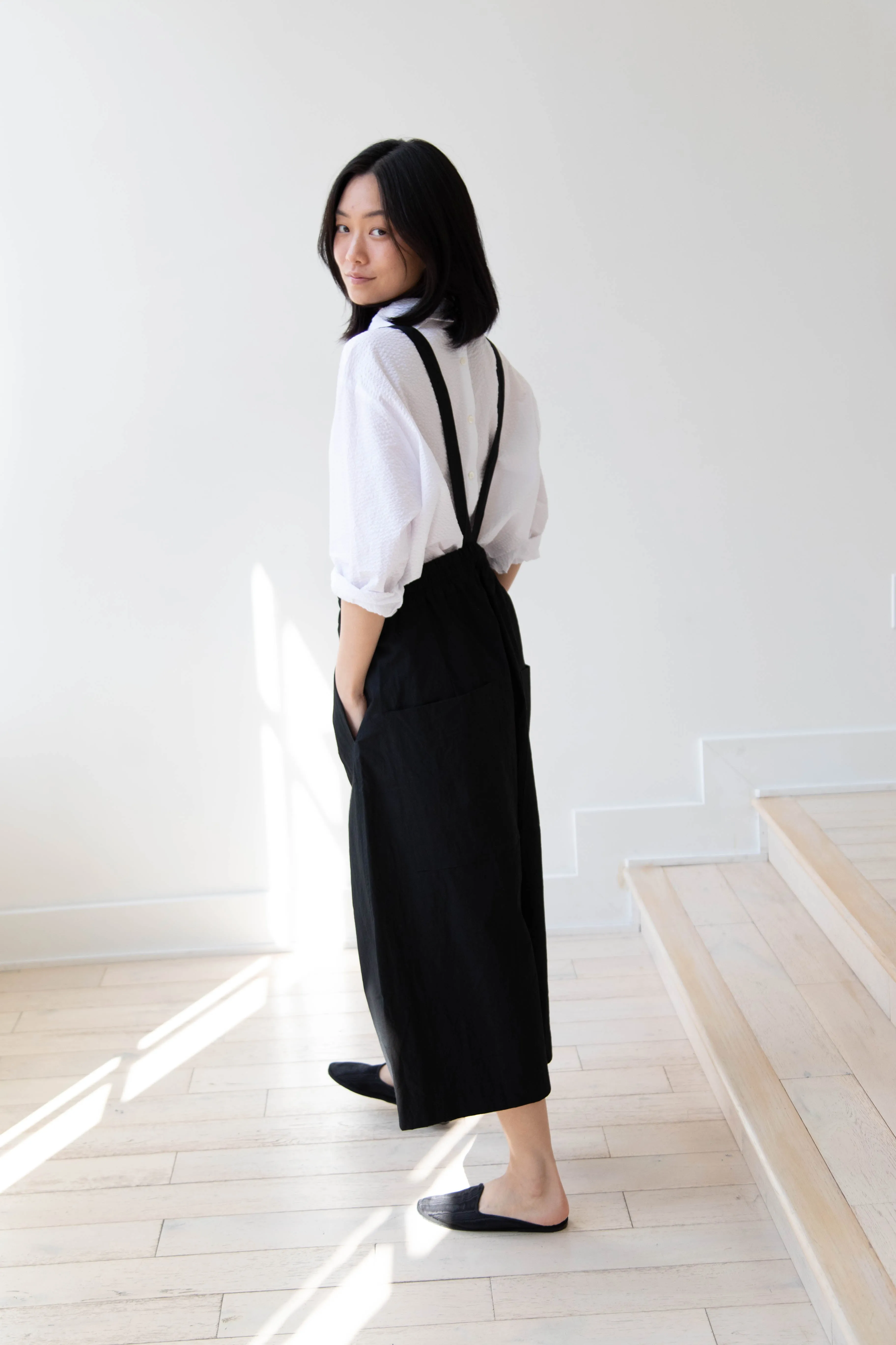 Album di Famiglia | Wide Trousers in JC in Black