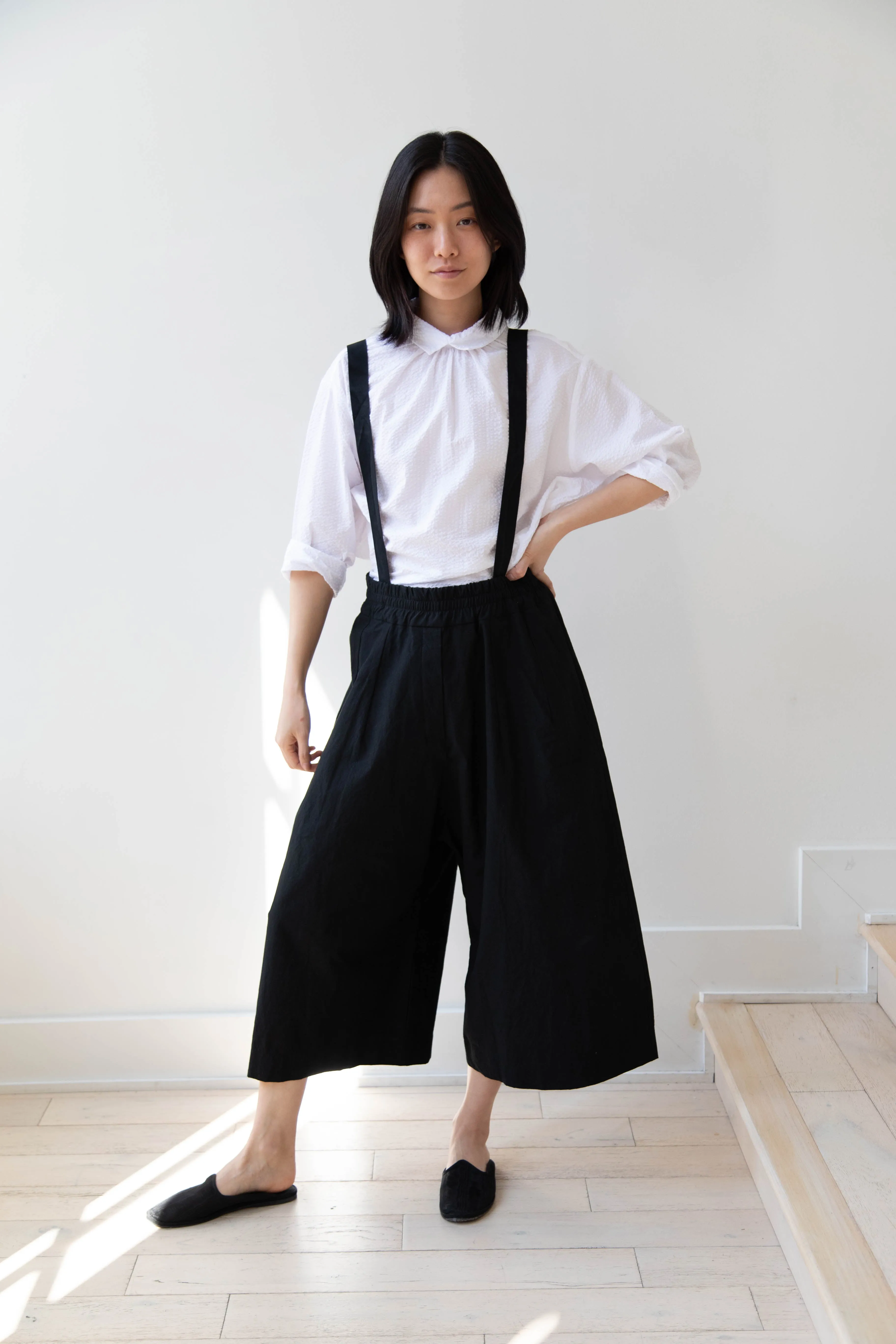 Album di Famiglia | Wide Trousers in JC in Black