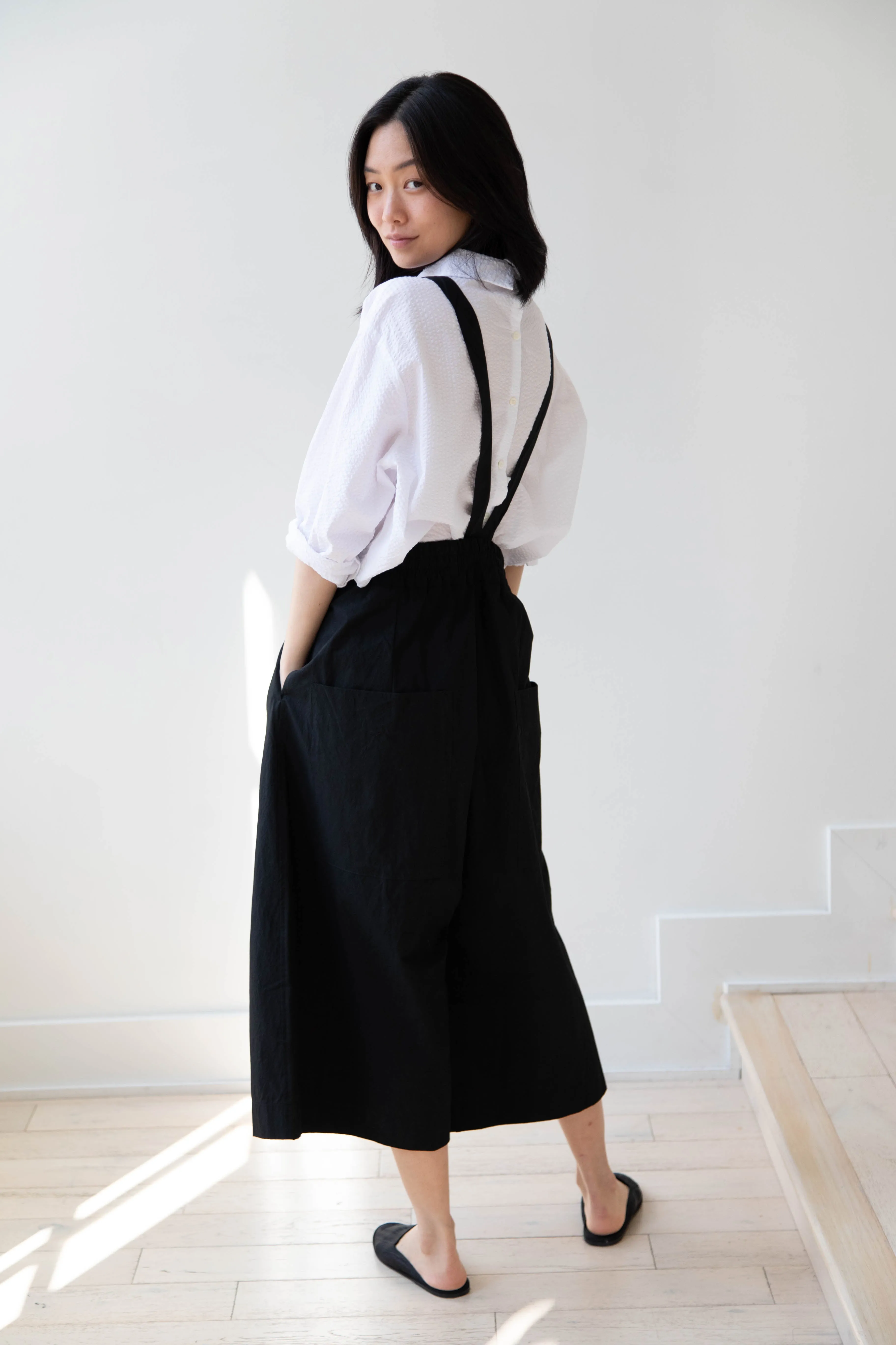 Album di Famiglia | Wide Trousers in JC in Black