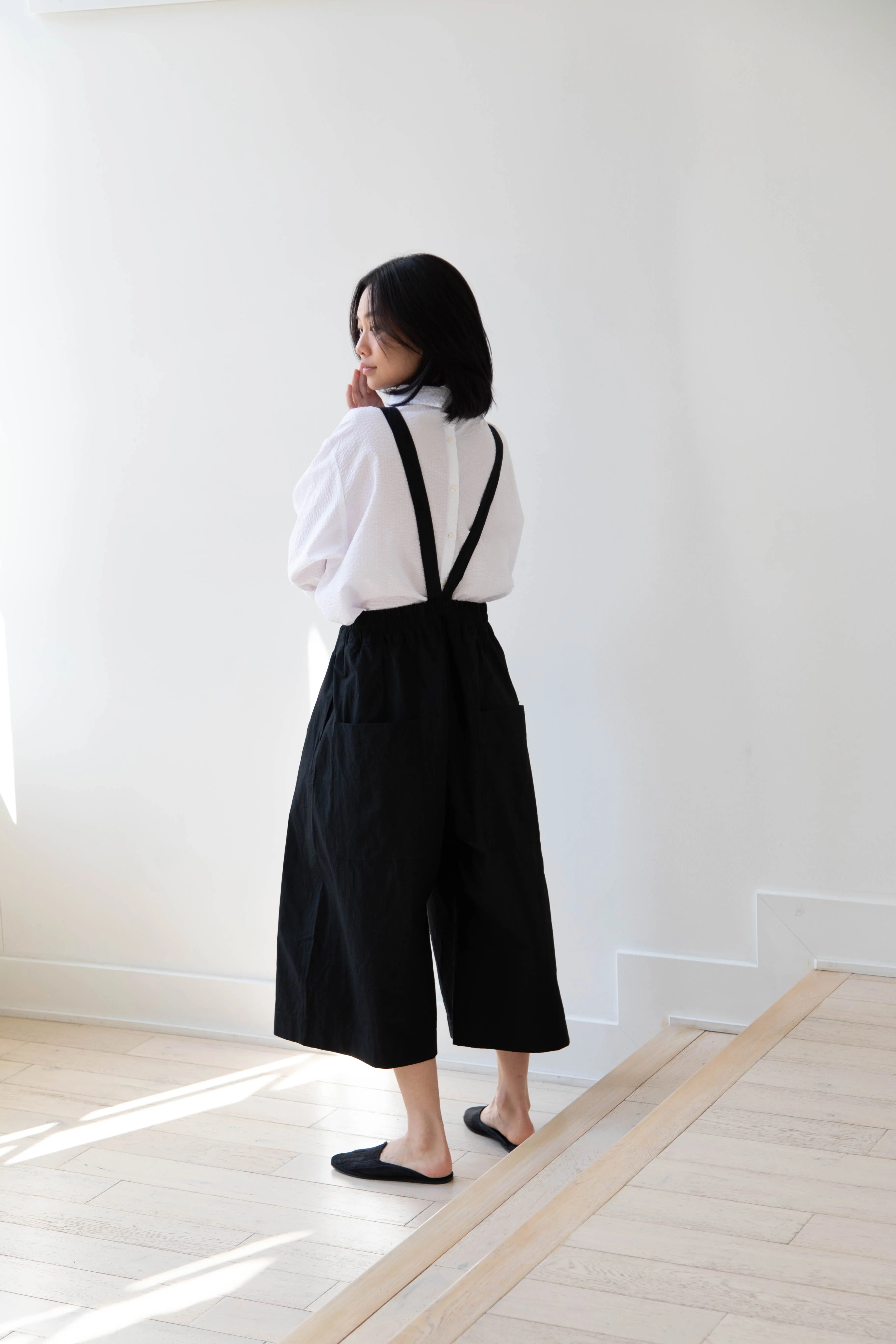 Album di Famiglia | Wide Trousers in JC in Black