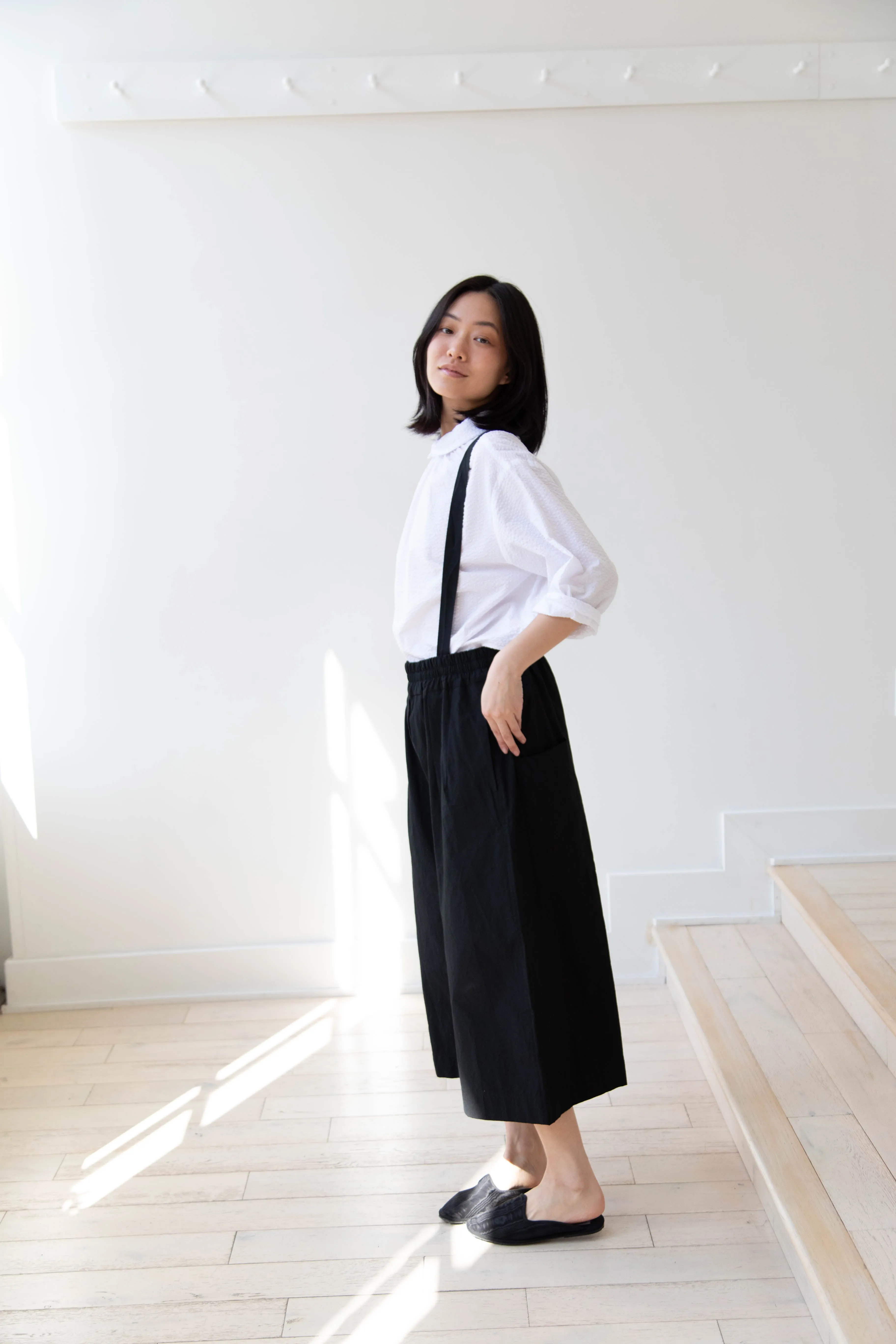 Album di Famiglia | Wide Trousers in JC in Black