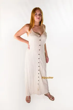 Alpucker Maxi Dress