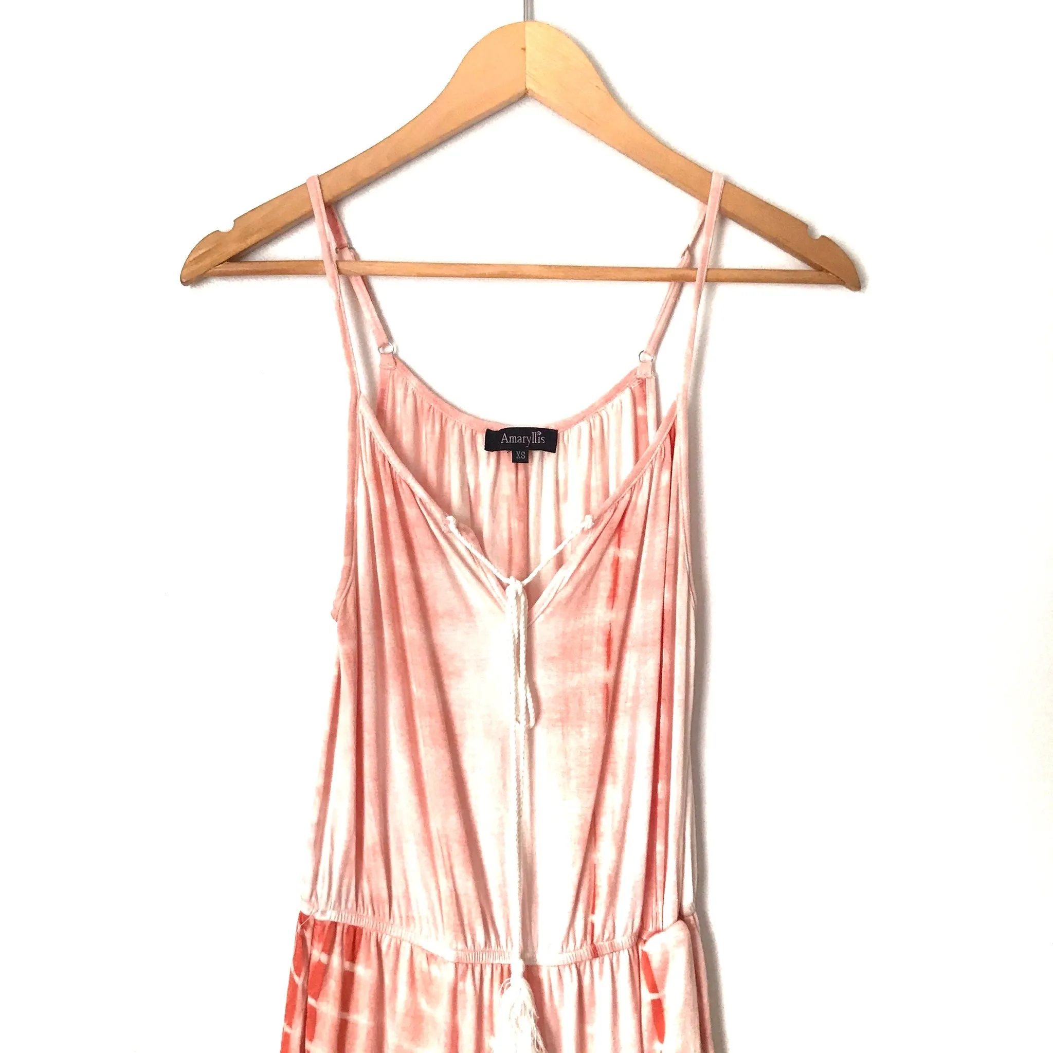 Amaryllis Pink Tie-Dye Romper- Size XS