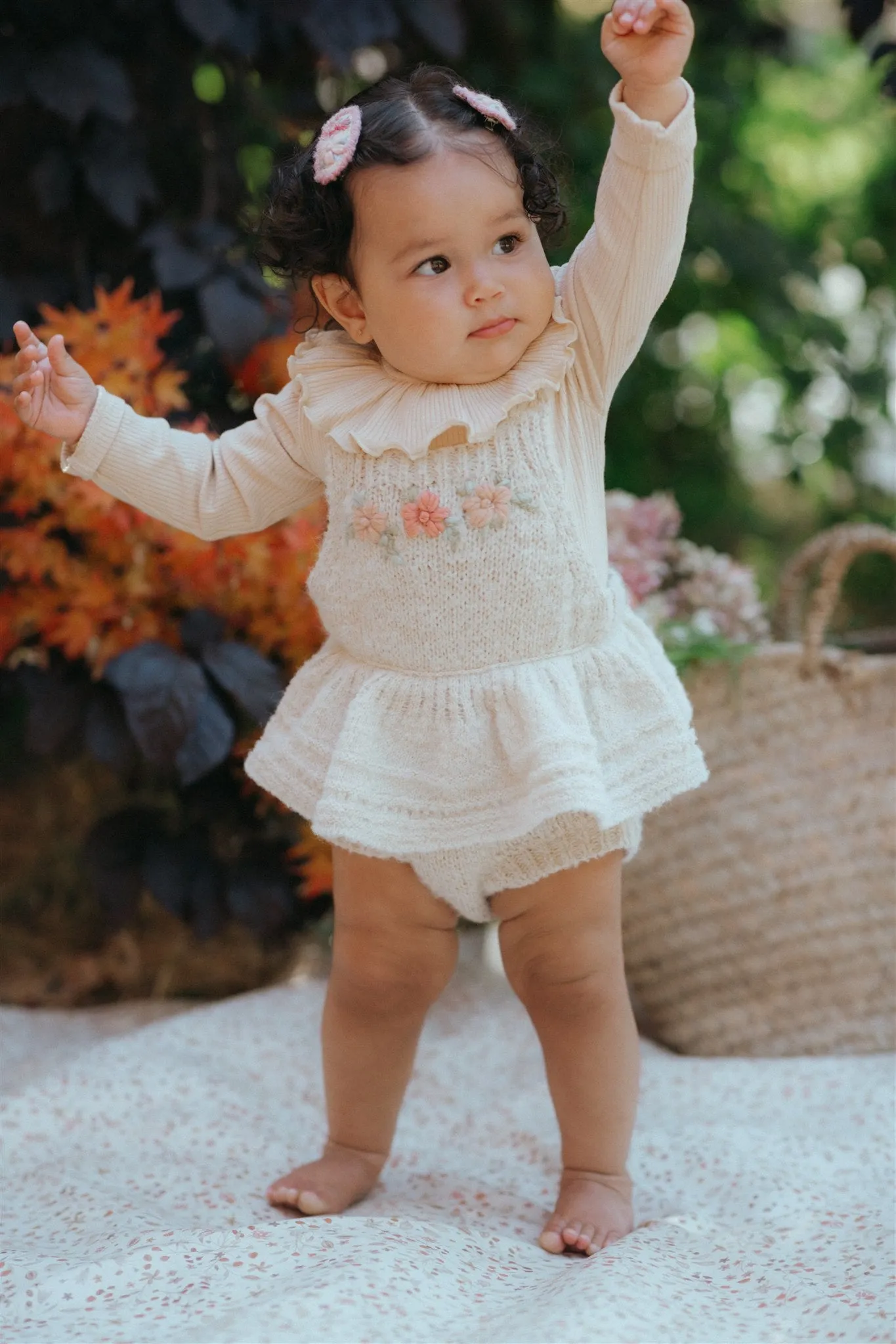 Amelia Romper - Pearl