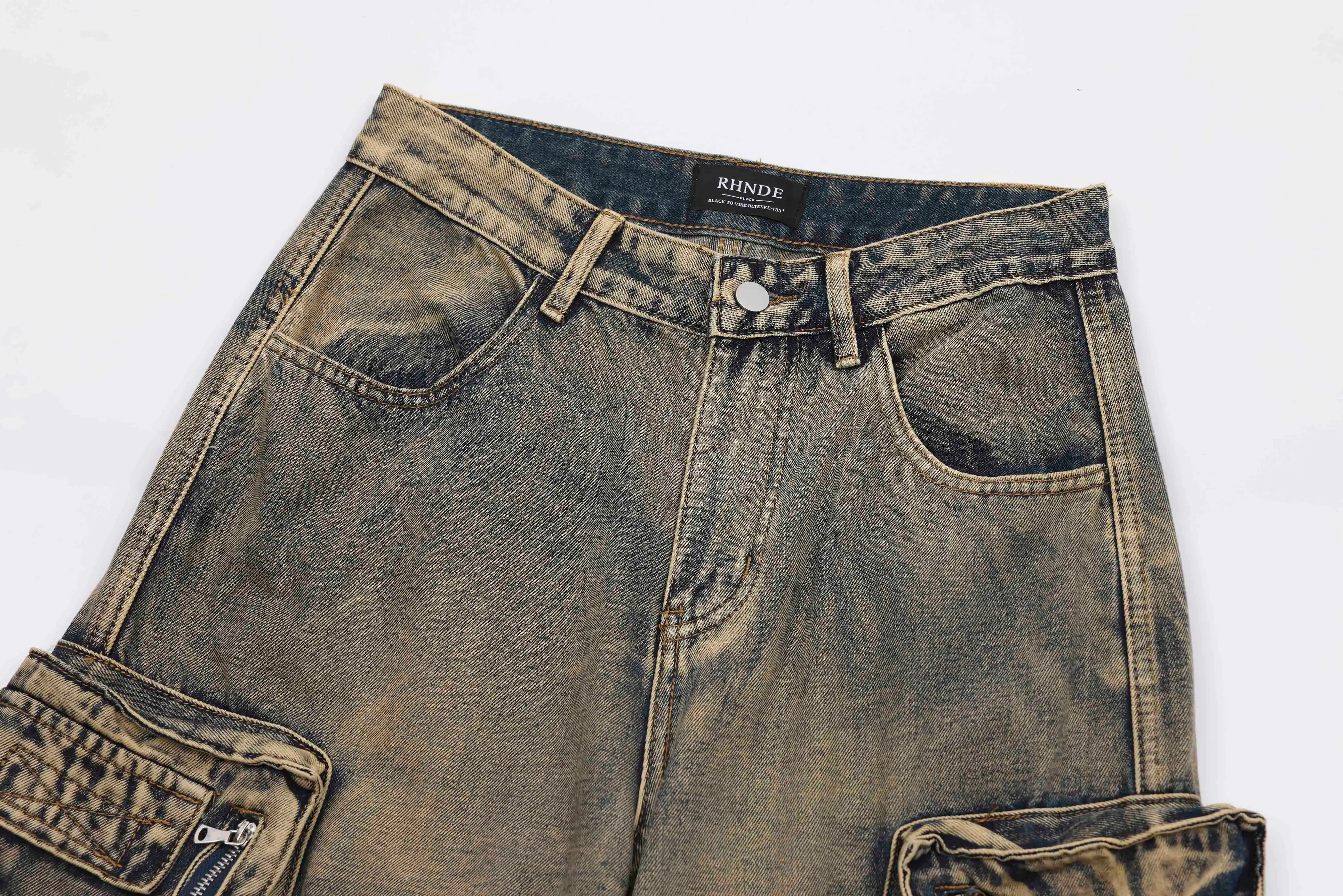 American Vintage | High Street Washed Distressed Jeans