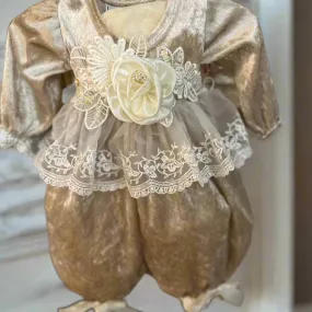 Antique Beige Romper