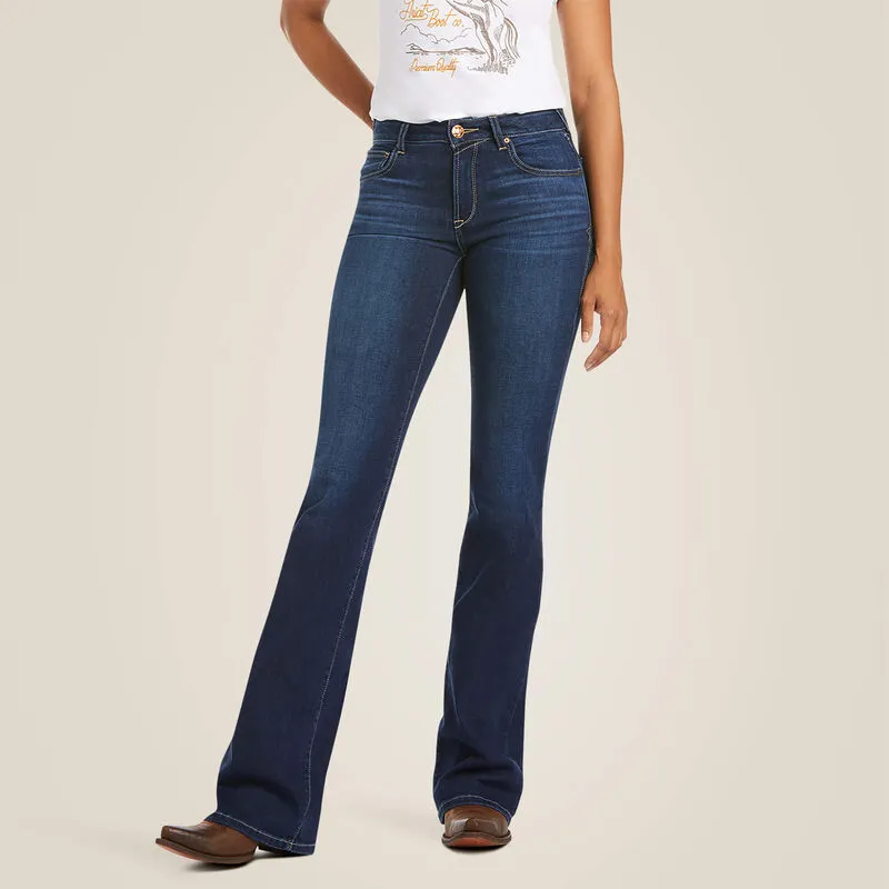 Ariat Ladies Ultra Stretch Perfect Rise Katie Flare Jean Style 10027692