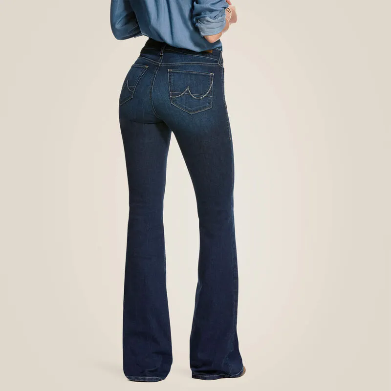 Ariat Ladies Ultra Stretch Perfect Rise Katie Flare Jean Style 10027692