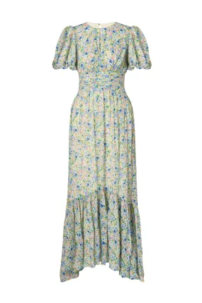 Beatrice Short Sleeve Maxi Dress - Ditsy