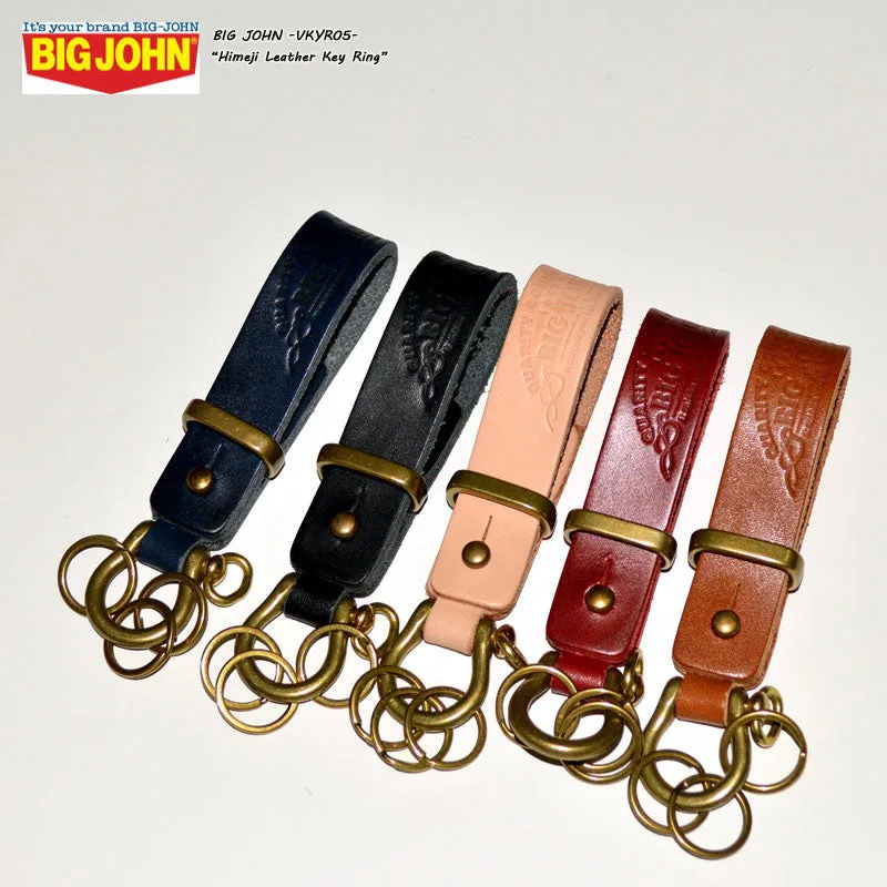 BIG JOHN "VKYR05" HIMEJI LEATHER KEY RING