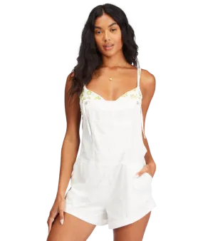 Billabong Wild Pursuit Romper-Salt Crystal