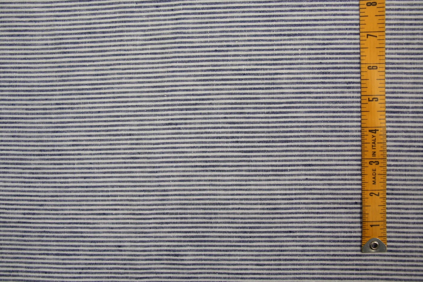 Blue Water Stripe Linen