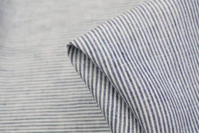 Blue Water Stripe Linen