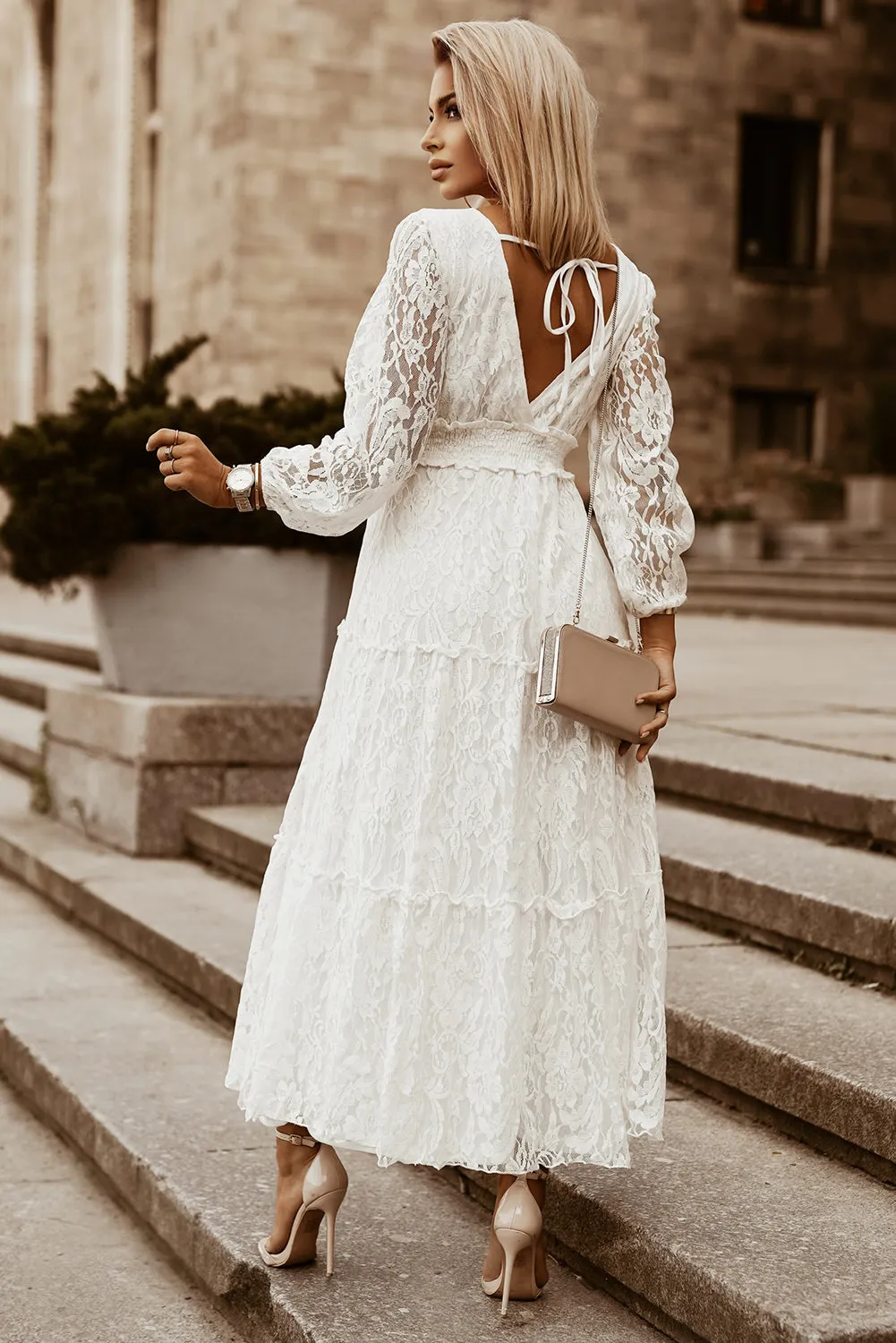 Boho Lace Maxi Dress