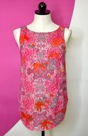 CABI JUBILEE PAISLEY TUNIC TOP - XS & S