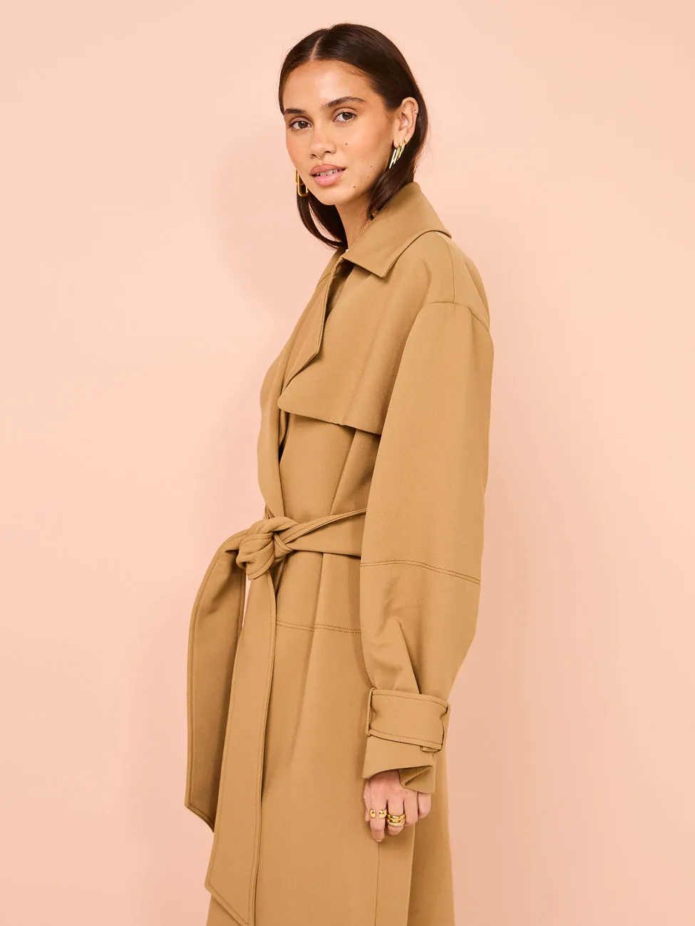 Camilla and Marc Mackinley Trench Coat in Camel