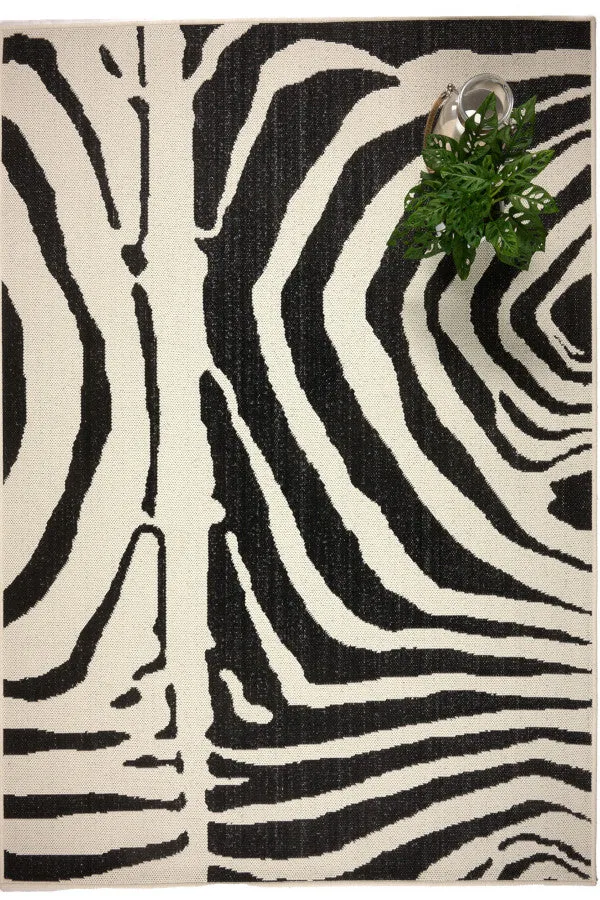 Cape Town Black Area Rug