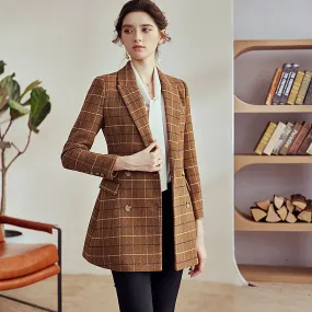 Charming Whiskey Brown Blazer