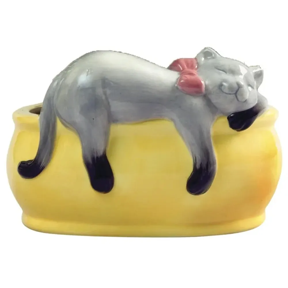 Chia Pet Planter - Cat Grass Snoozy Kitty