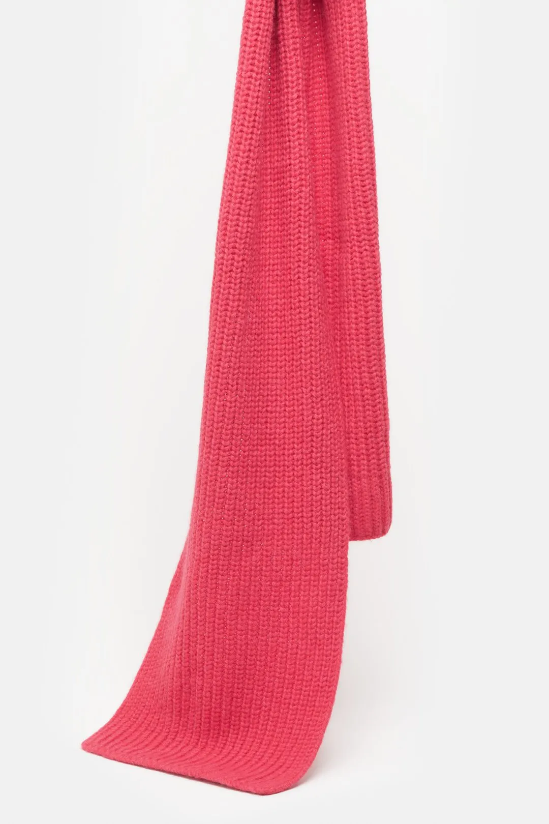 CLOSED ALPACA MIX SCARF - FIERY PINK