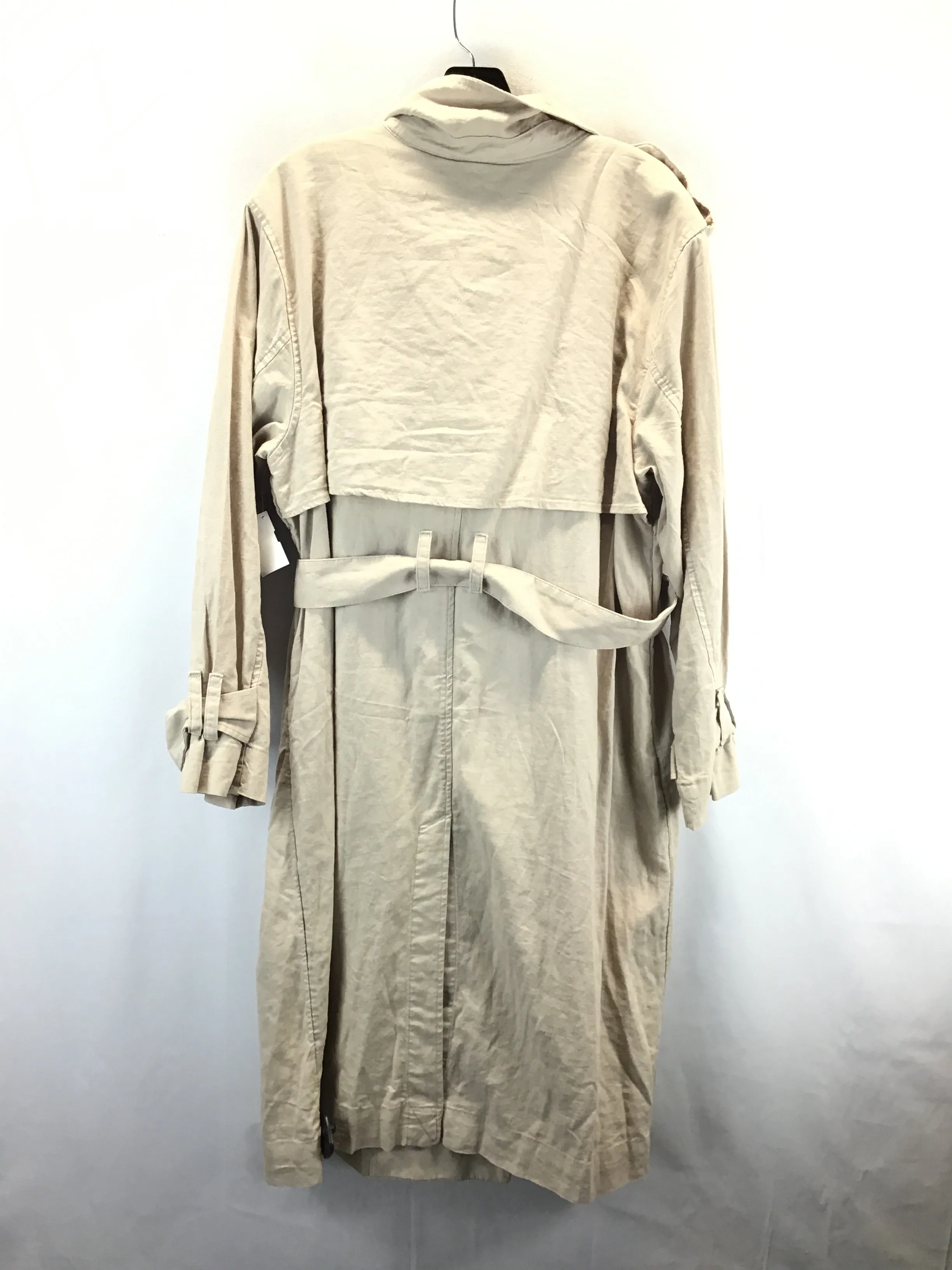 Coat Trench Coat By A New Day In Tan, Size: Xxl