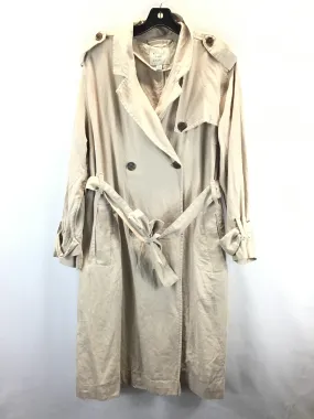 Coat Trench Coat By A New Day In Tan, Size: Xxl