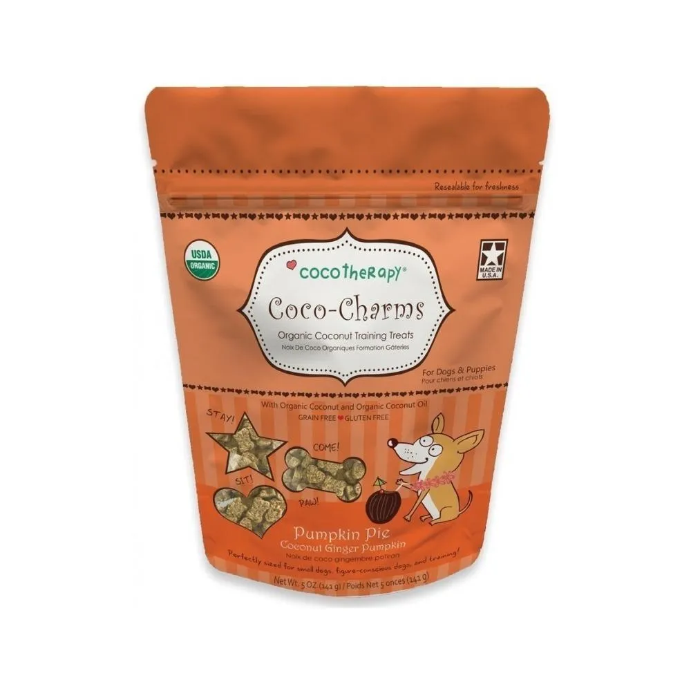 Coco-Charms Organic Training Dog Treats - Pumpkin Pie