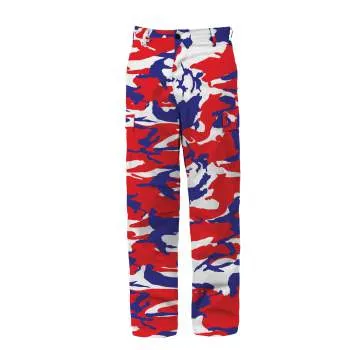 Color Camo Tactical BDU Pants