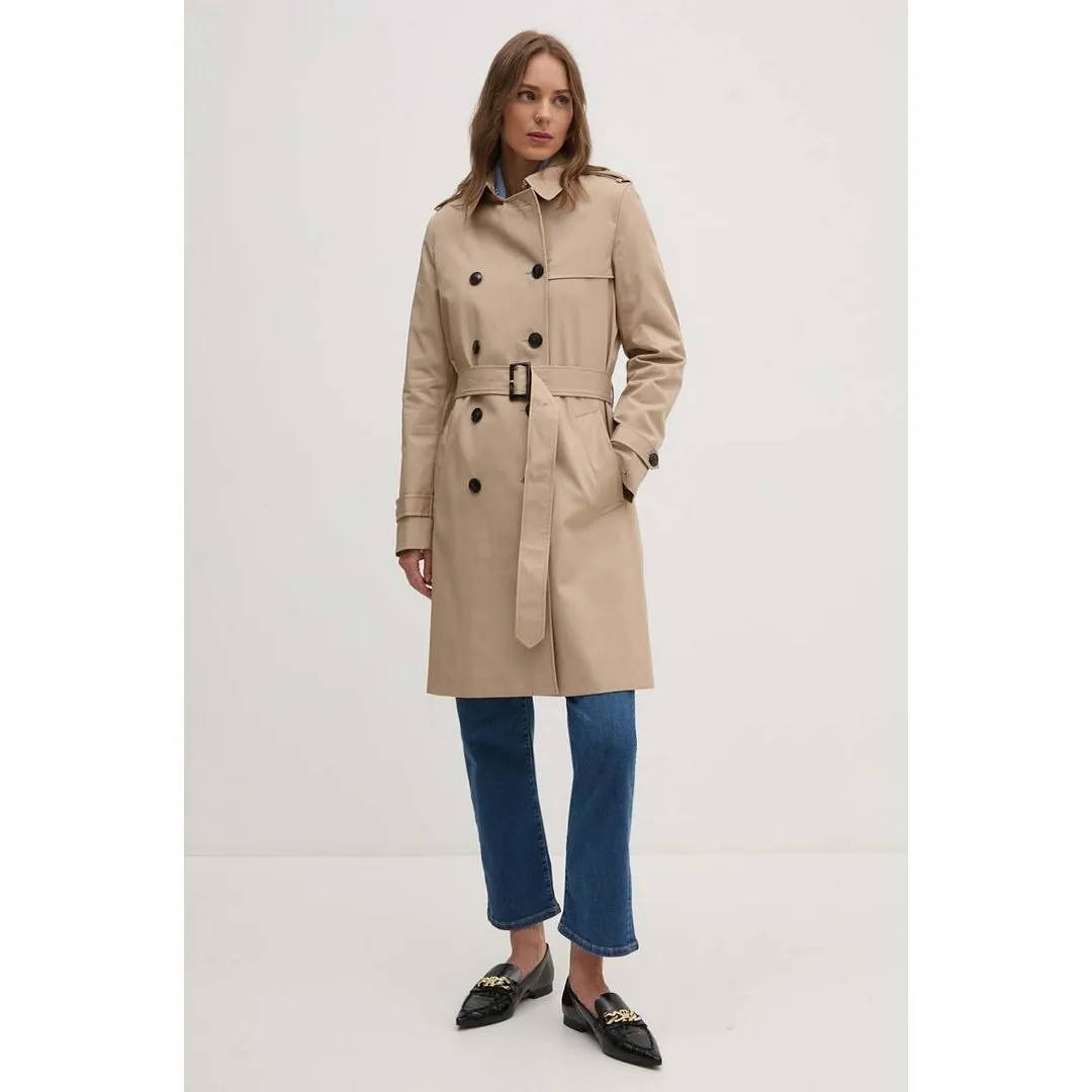 Cotton Db Slim Fit Trench