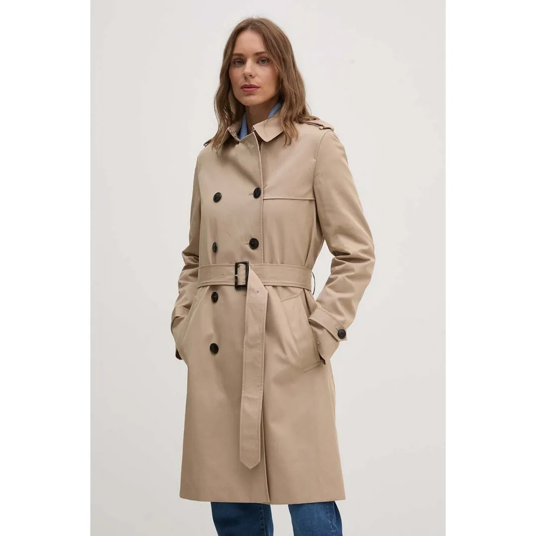 Cotton Db Slim Fit Trench