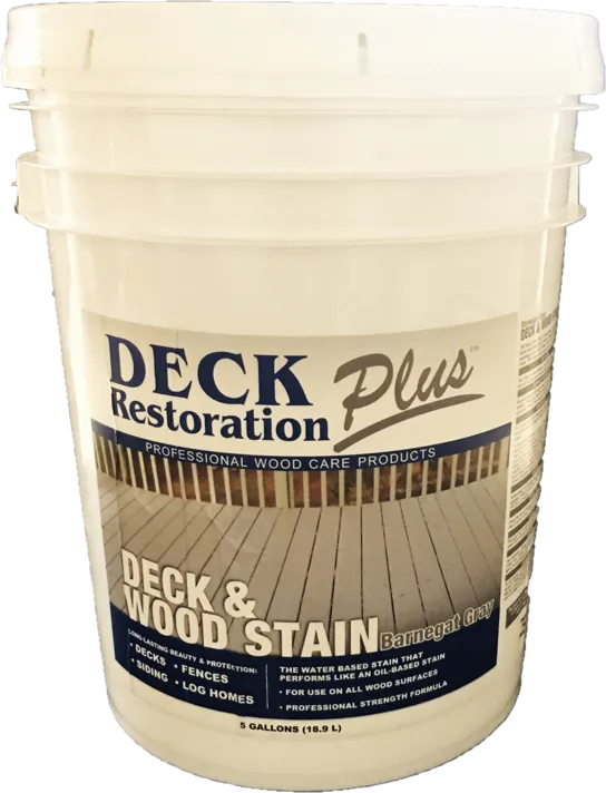 Deck Restoration Plus Deck & Wood Stain: Barnegat Gray (FREE SHIPPING on Stains)