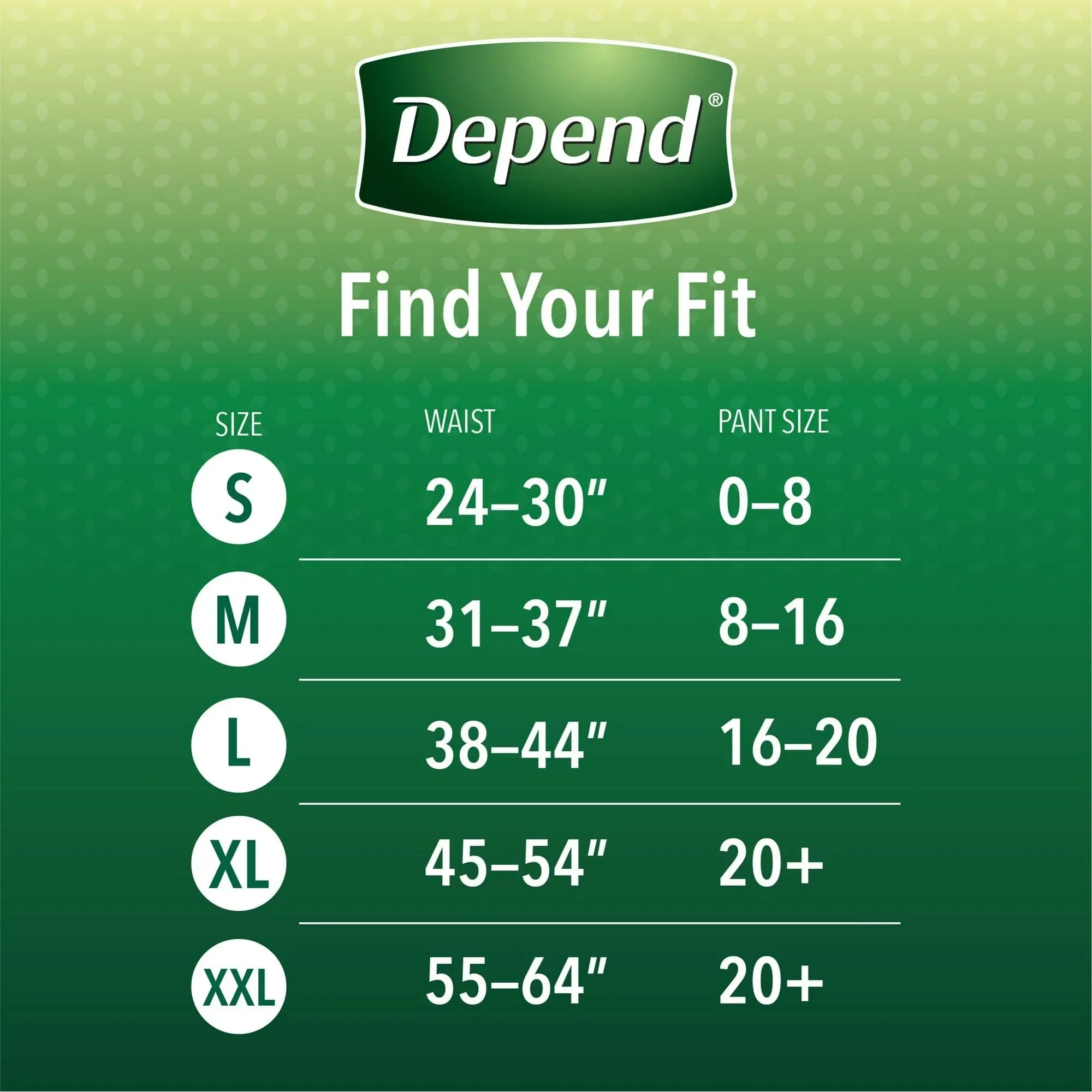 Depend Female Underwear Large 17 Count - 03600038531