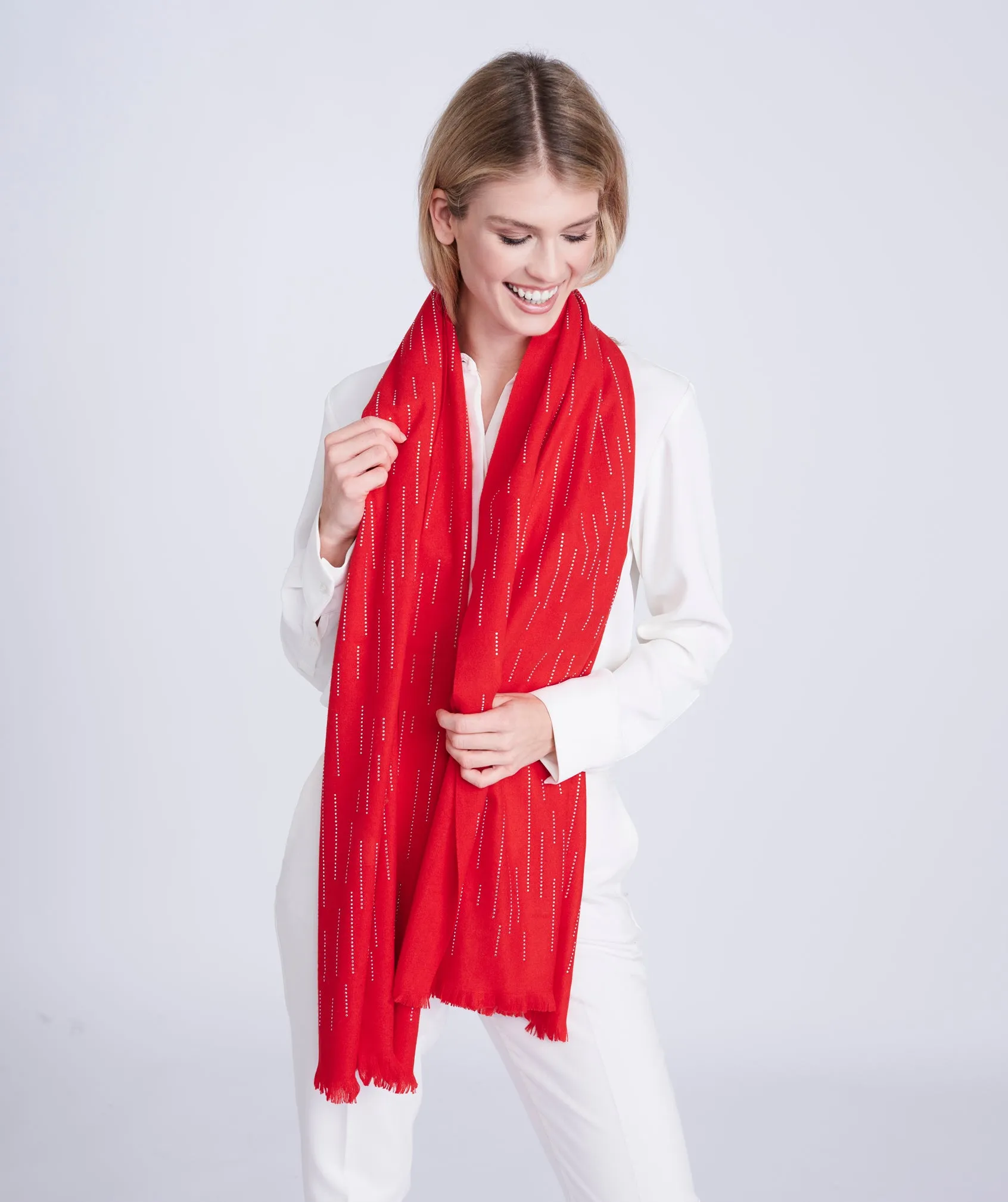 Dominique Scarf  - Red