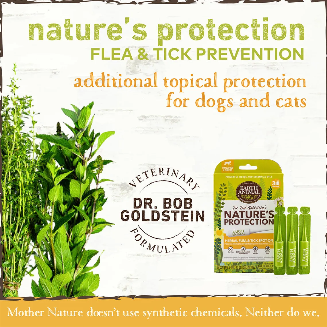 Earth Animal Nature's Protection Flea & Tick Spot On for Dogs