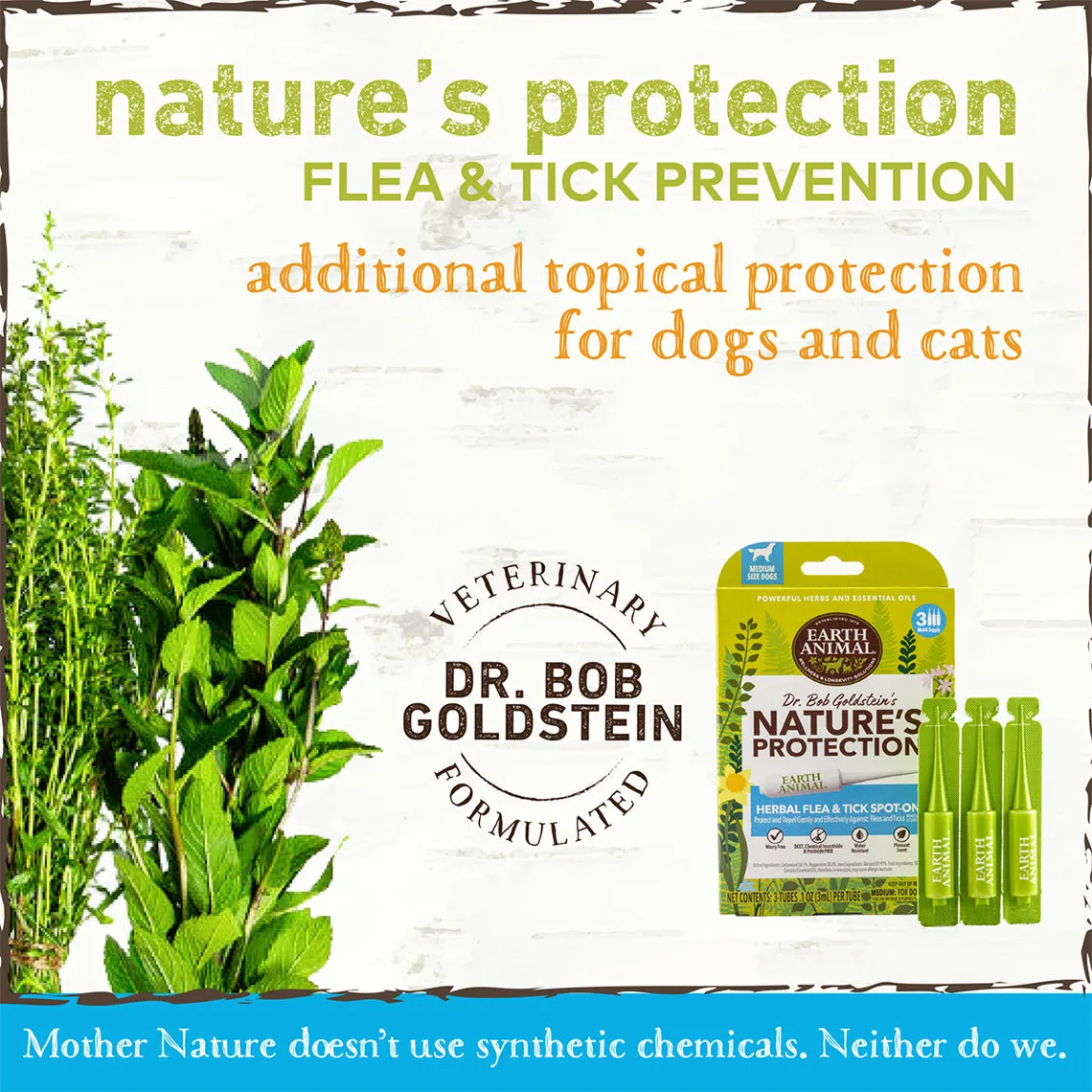 Earth Animal Nature's Protection Flea & Tick Spot On for Dogs