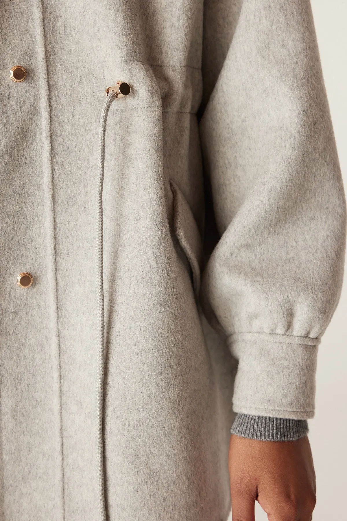 Edwards Coat - Grey Marle