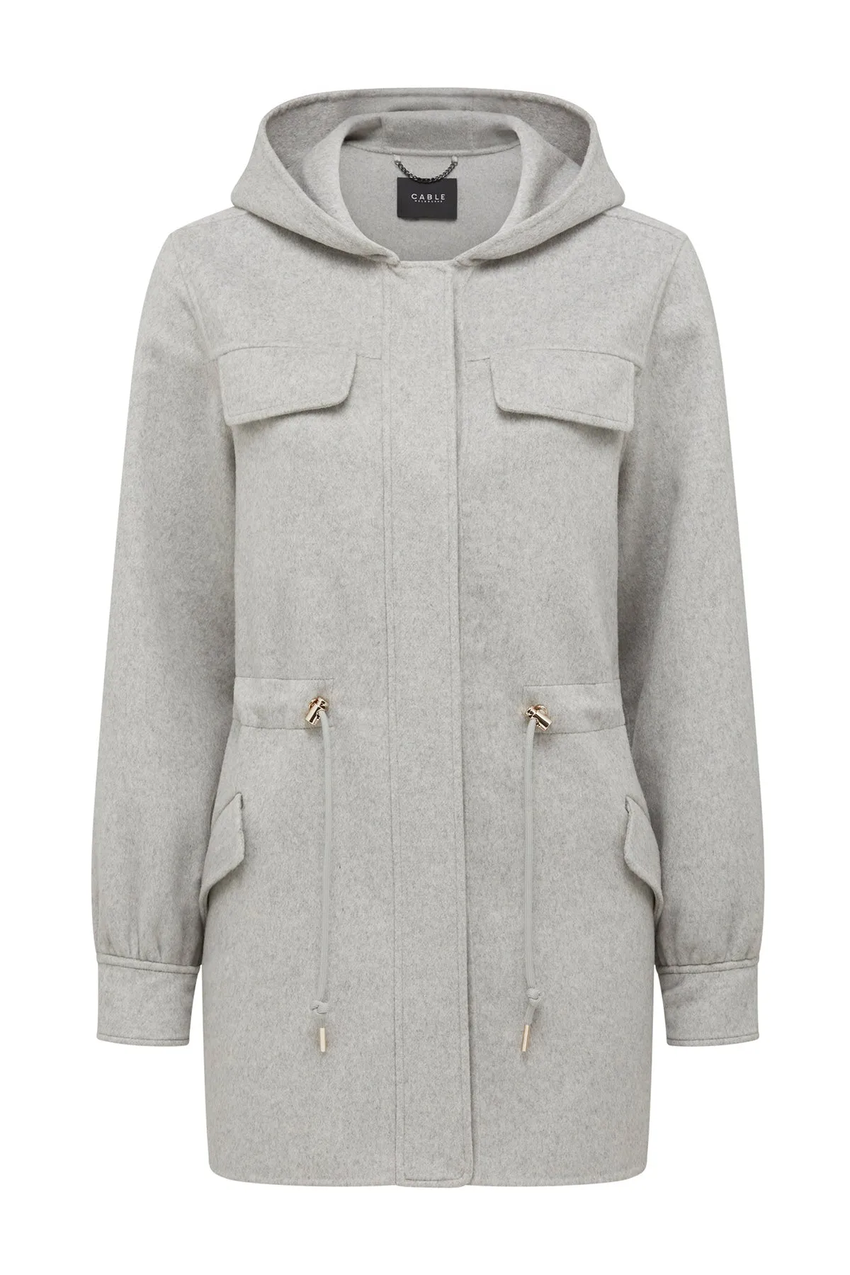 Edwards Coat - Grey Marle