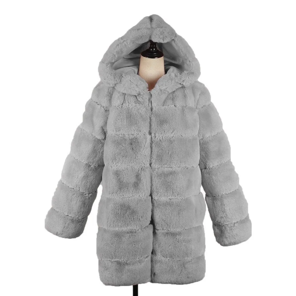 Faux Fur Plush Teddy Coat