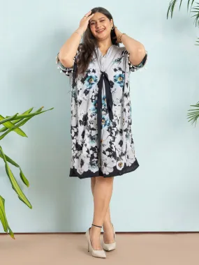 Floral Chic Kaftan Dress