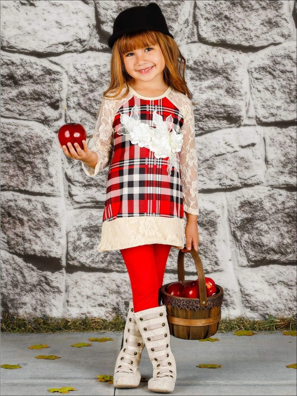 Girls Classic Beauty Tunic and Legging Set