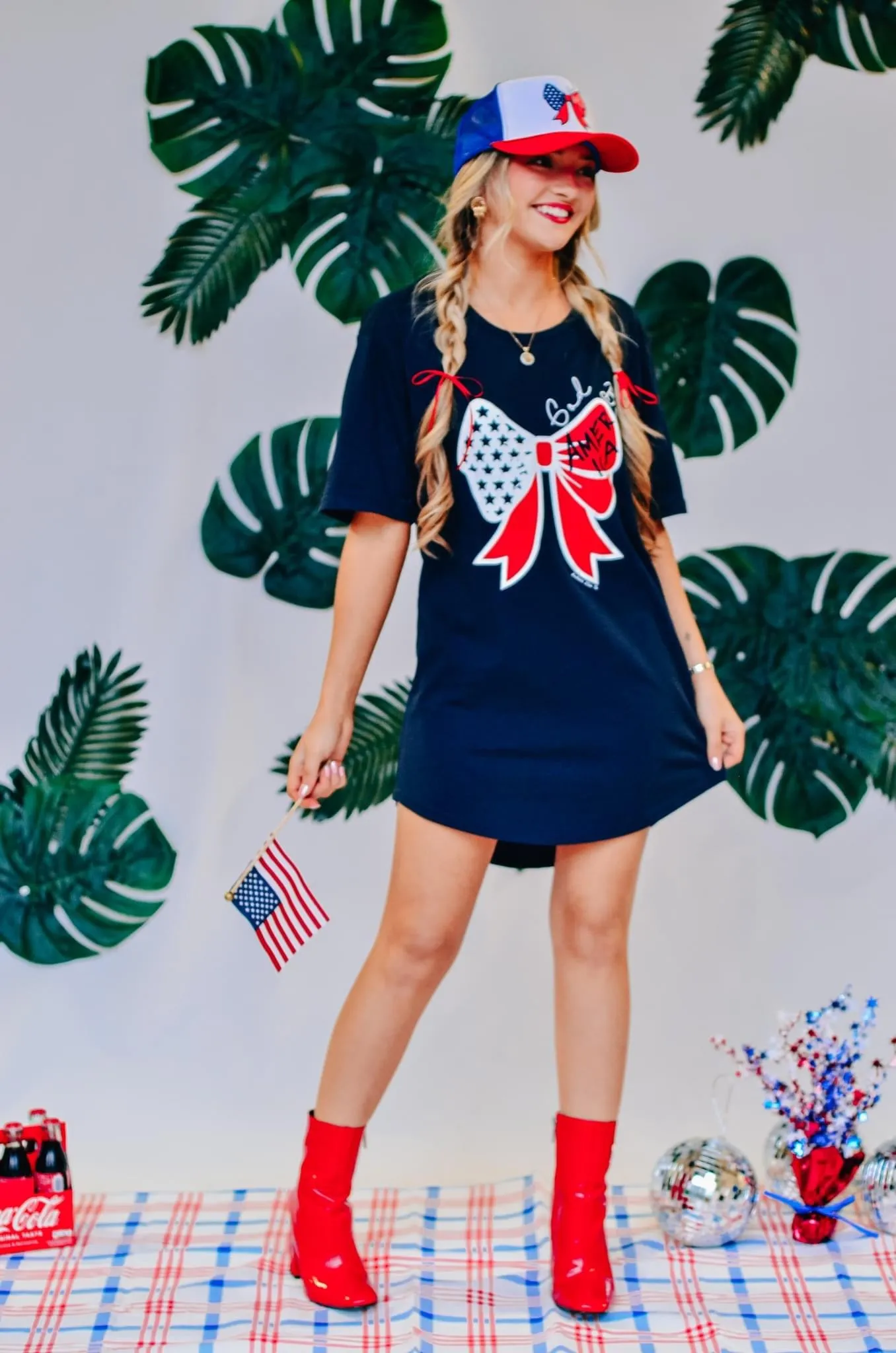 God Bless America TEE Bow Dress