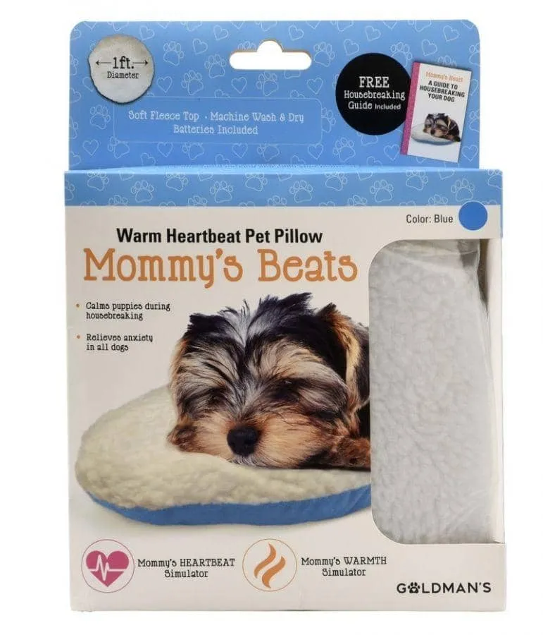 Goldmans Mommys Beats Warm Heartbeat Pet Pillow Blue - 1 count