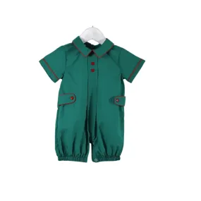 Green and Red Geo Miles Romper