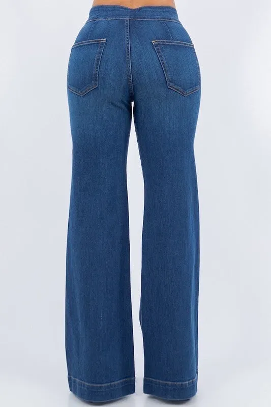 Harley Wide Leg Jean- Inseam 32