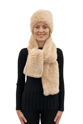 Hayden Faux Fur 2-Pc Infinity Scarf & Hat Combo