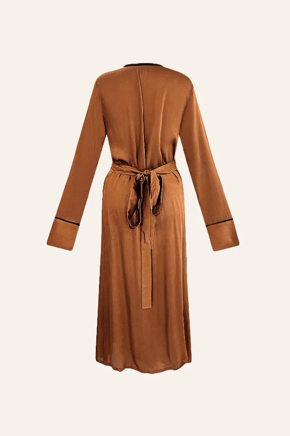 Hazel Wrap Shirt dress