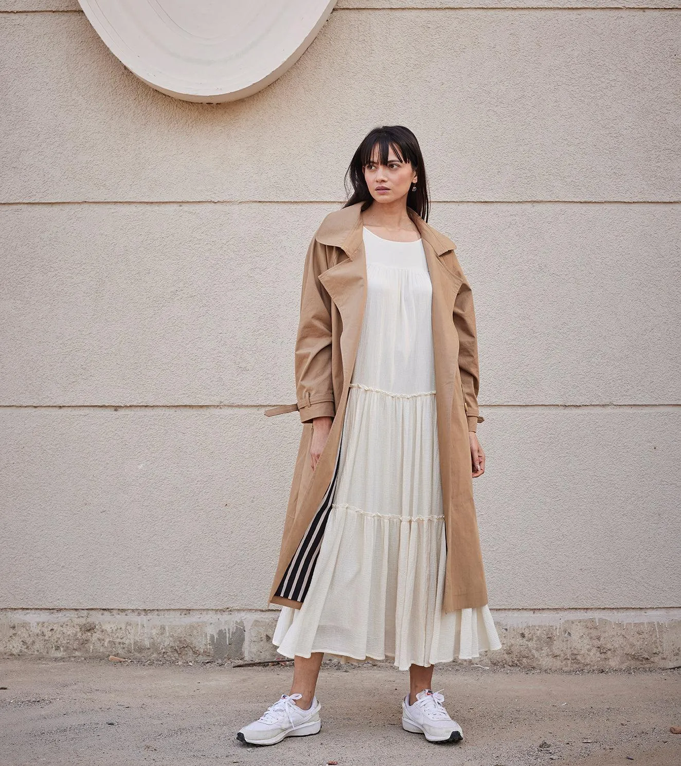 Heart Wood Trench Coat