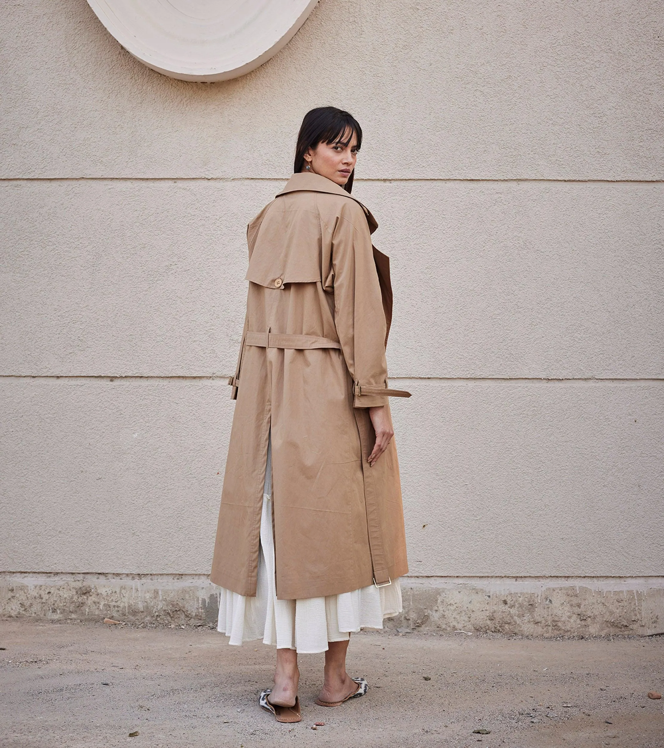 Heart Wood Trench Coat