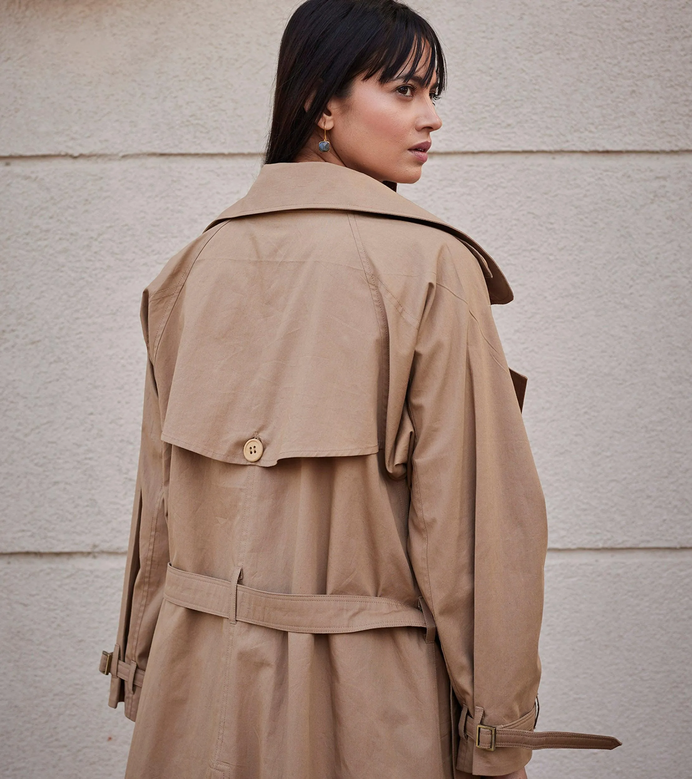 Heart Wood Trench Coat