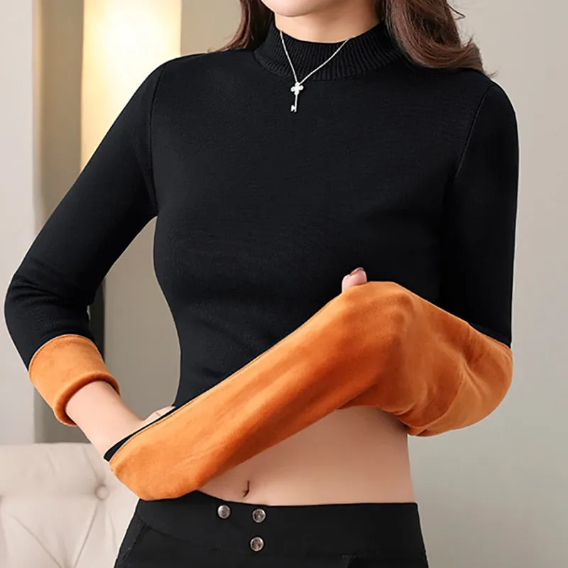 Heliar Thermal Underwear Sweaters Johns Solid O-neck